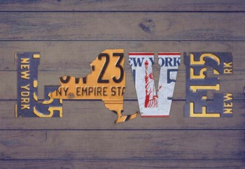NY State Love by Design Turnpike art print