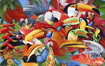 Heads Up 3 by Graeme Stevenson art print