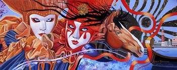 Venetian Masqurade by Graeme Stevenson art print