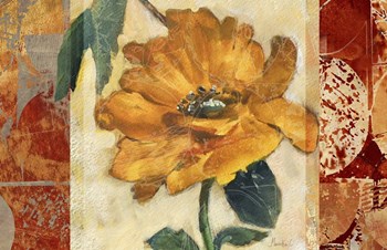 Golden Blossom 1 by Marietta Cohen art print