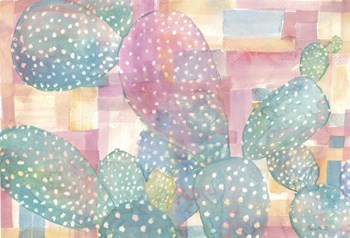Pink Succulents by Marietta Cohen art print