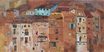 Old Spanish Town by Marietta Cohen art print