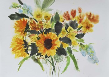 Sunflowers by Marietta Cohen art print