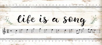 Life is a Song by Jennifer Pugh art print