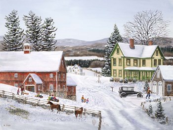 New Snow by Bob Fair art print