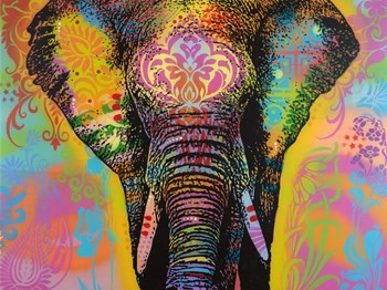 Eleph by Dean Russo art print