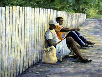 Lunch Break by John Morrow art print