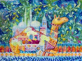 Dromedary Camel by Oxana Zaika art print