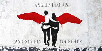Angels Like Us by Masterfunk Collective art print