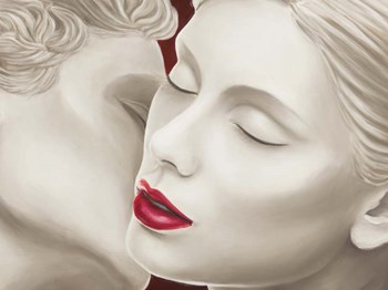 Eternal Lovers (detail) by Eleanor Setti art print