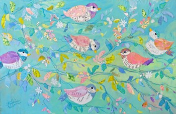 Birds and Branches 2 by Elizabeth St. Hilaire art print