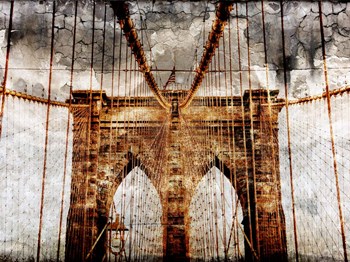 Brooklyn Bridge by Surma &amp; Guillen art print