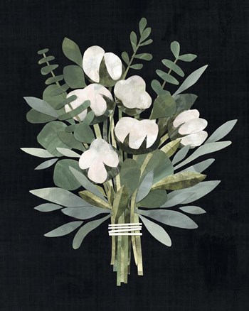 Cut Paper Bouquet II by Victoria Borges art print