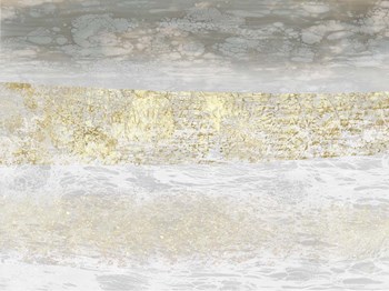 Gilded Textures II by Jennifer Goldberger art print
