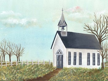 Country Church IV by Regina Moore art print