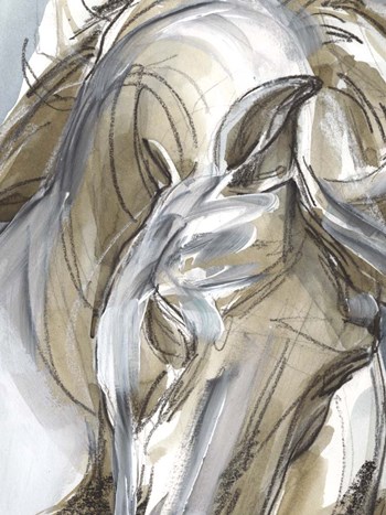 Horse Abstraction I by Jennifer Parker art print