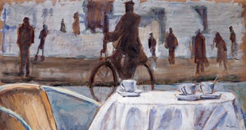 Bicycle Ride by Adolf Llovera art print