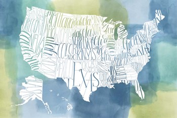 Patchwork USA by Grace Popp art print