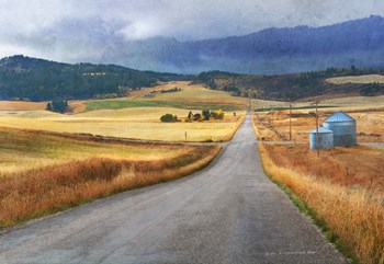 Crossroads Idaho Side by Chris Vest art print