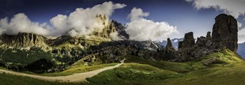 Dolomite Mountain Range by Duncan art print