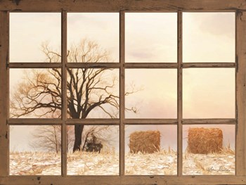 View of Winter Fields by Lori Deiter art print