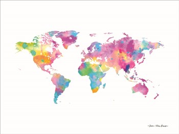 Watercolor World by Seven Trees Design art print