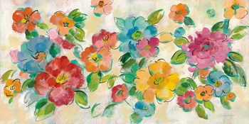 Playful Floral Trio I by Silvia Vassileva art print