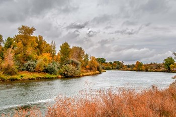 Snake River Autumn V by Ramona Murdock art print