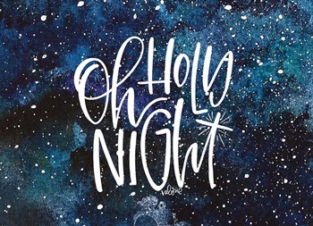 Oh Holy Night by Valerie Wieners art print