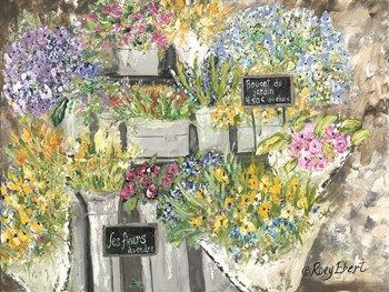 The French Flower Market by Roey Ebert art print