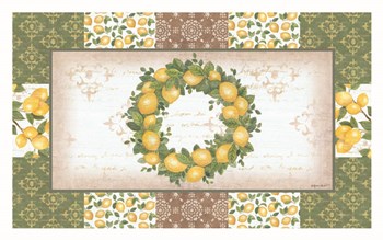 Lemon Wreath by Annie Lapoint art print