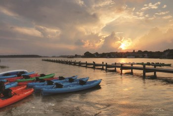 Bayside Dock by Lori Deiter art print