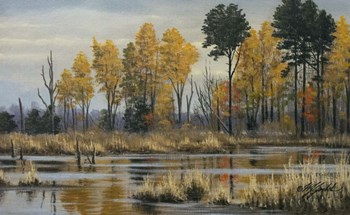 Autumn at Prime Hook by Wilhelm J. Goebel art print