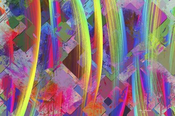 Colorful Emotion 2D by Ata Alishahi art print