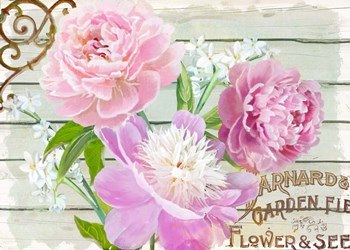 Farm Seed Peonies by Art Licensing Studio art print