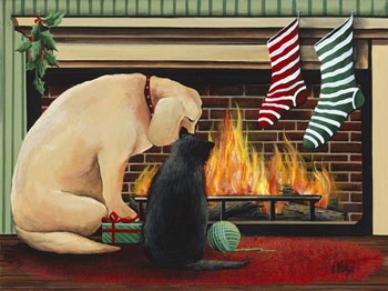 Waiting for Santa by Debbi Wetzel art print