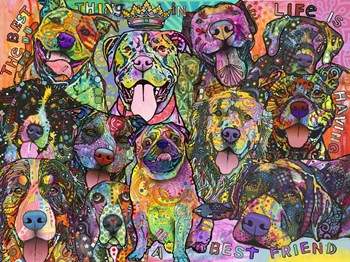 Best Friends by Dean Russo- Exclusive art print