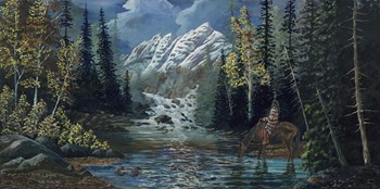 Hidden Falls by David A Paine art print