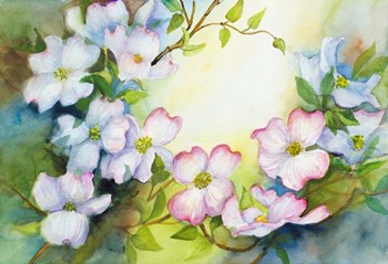 Tree-Top Dogwood by Joanne Porter art print
