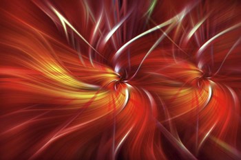 Mystery of Colors Double Flame by Jenny Rainbow Fine Art art print