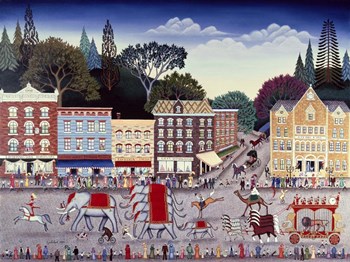 Circus Parade by Kathy Jakobsen art print