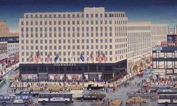 Bloomingdales Dept Store by Kathy Jakobsen art print