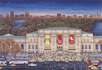 Metropolitan Museum Of Art by Kathy Jakobsen art print