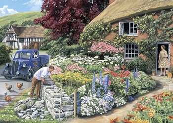 Drystone Walling by Trevor Mitchell art print