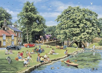 Summer Picnics by Trevor Mitchell art print