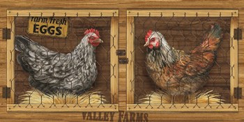 Chicken House by Ed Wargo art print
