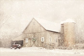 NY Winter Barn by Lori Deiter art print